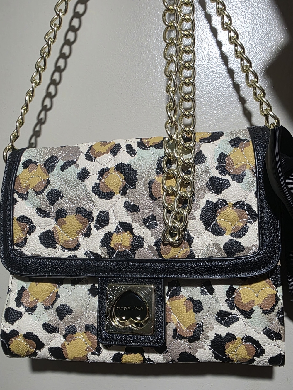 Betsey Johnson Animal Print Crossbody Bag